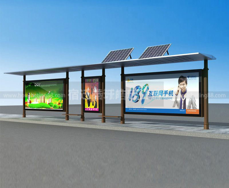 候車(chē)亭公交站臺(tái)