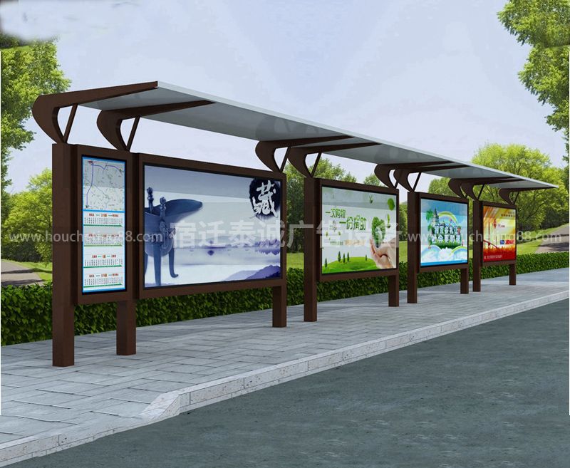 公交站候車(chē)亭廣告