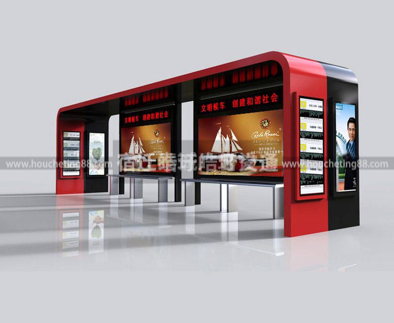 皓玗候車亭設(shè)計(jì)制作廠家，改善各地交通出行配圖一